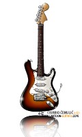 FENDER-Stratocaster-electric-guitar-caricature